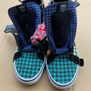 Multi Colored Plaid Vans